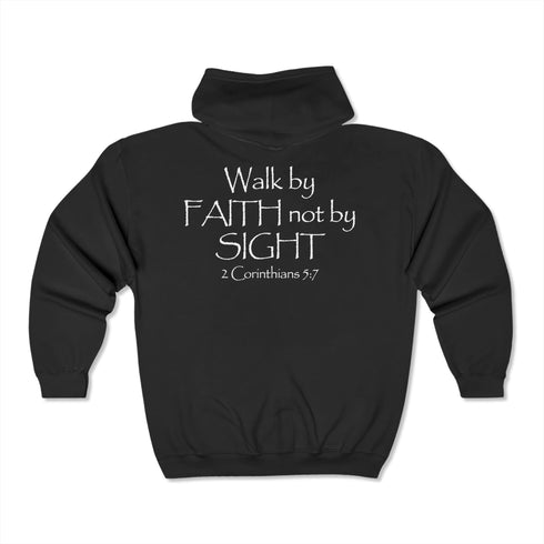Resilient Minds Zip Hoodie - Walk By Faith Sweatshirt